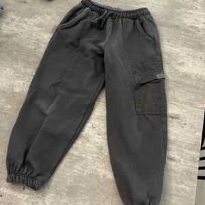 Zara charcoal kid joggers